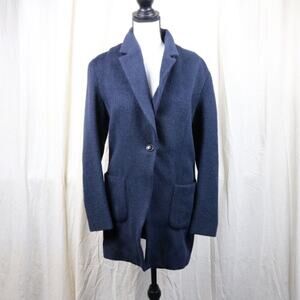 Ji Oh Size 8 Calf Hair Virgin Wool Alpaca Jacket